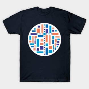 Stained Glass Window Circles 17 T-Shirt